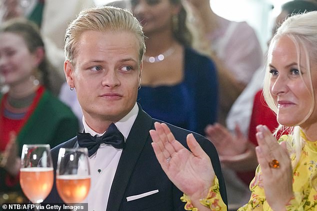 Mette-Marit has been under additional strain since her son Marius (pictured in June 2022) was charged with four counts of rape and 28 other crimes on August 18