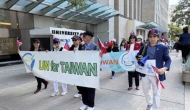 Taiwanese in Canada march for Taiwan's inclusion in global organizations