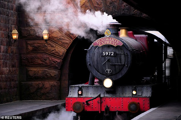 Prince Louis had an extra magical time as he hopped on the Hogwarts Express for a short ride (File Image)