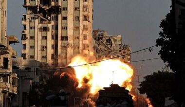 Israeli strikes hit a tower block in Gaza yesterday. The building sheltered hundreds of Palestinians. Trump believes he is close to securing a peace deal