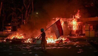 Indonesia's stocks fall, currency weakens as protests dent sentiment