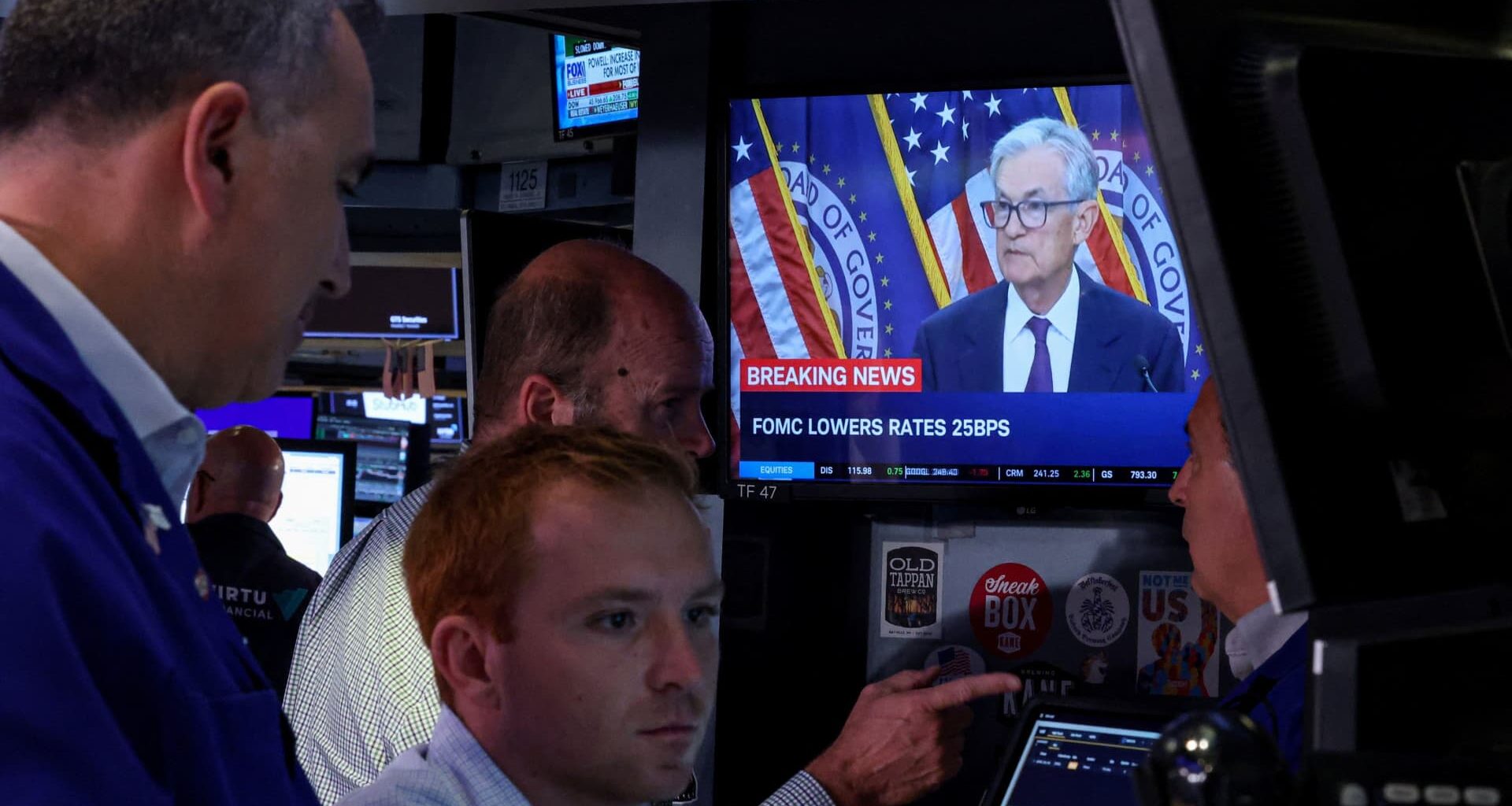 Stock market records, Fed rate cut, trades, and new iPhones