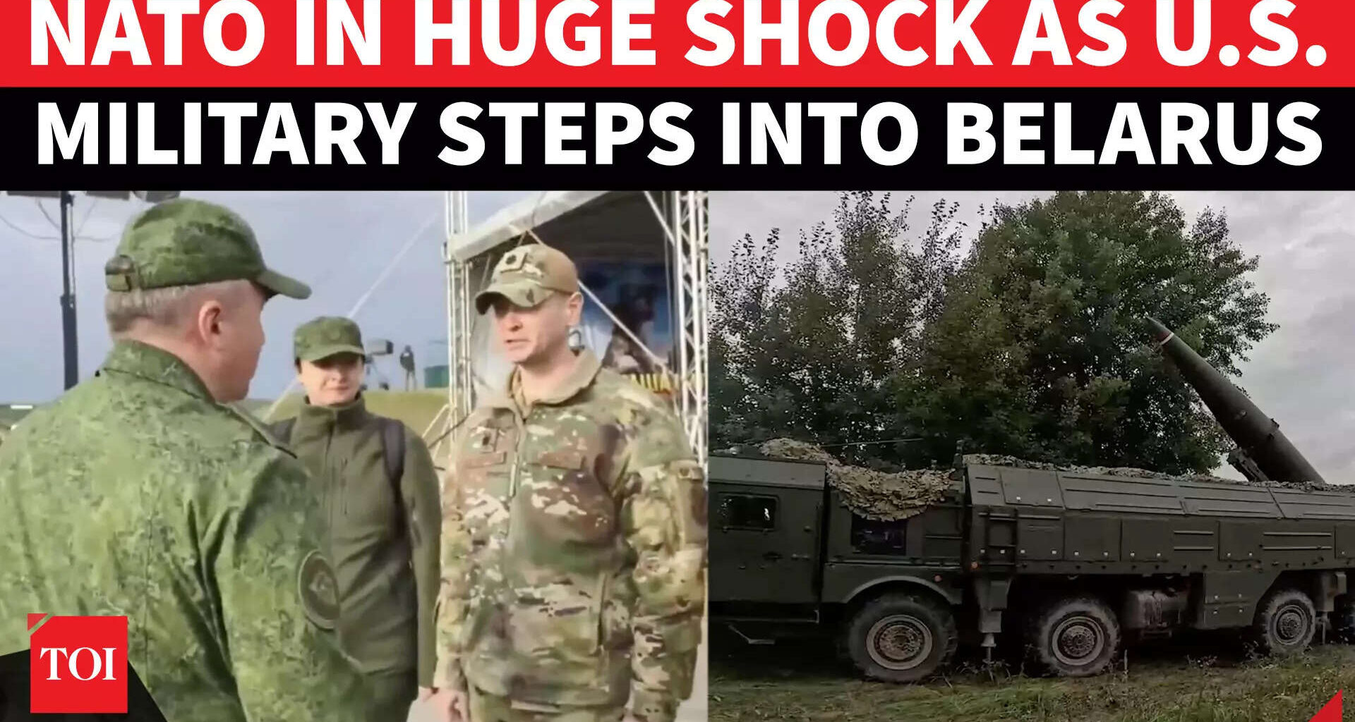 U.S Military Officials In Belarus; Hold Brief Talks With Russian, Belarusian Militaries