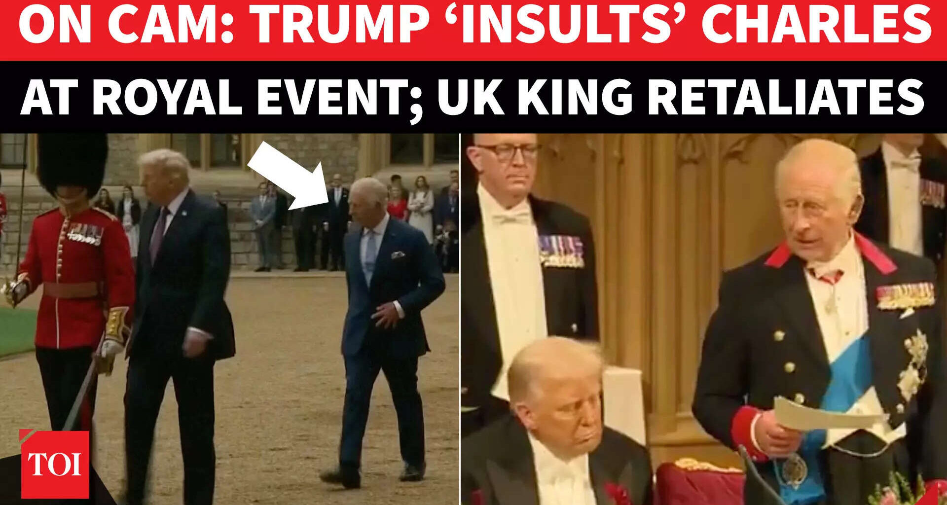 Trump's 'Weird Act' Stuns King Charles During Royal Event In Windsor