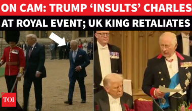 Trump's 'Weird Act' Stuns King Charles During Royal Event In Windsor