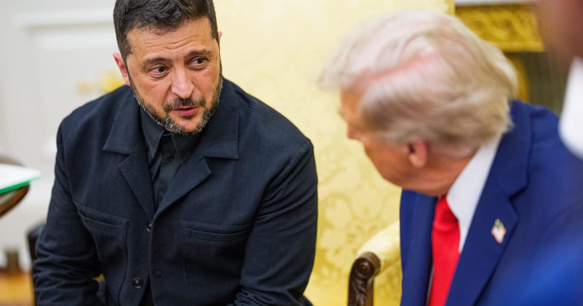 Zelenskyy says ‘mega deal’ in works for US arms purchases – POLITICO