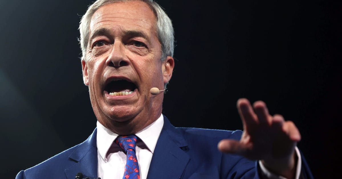 The Trump-aligned climate skeptics advising Britain’s Nigel Farage – POLITICO