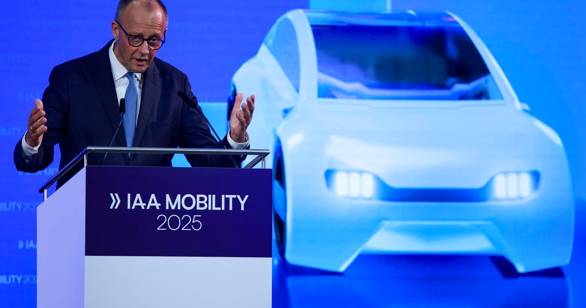 Germany’s Merz slams EU combustion engine ban – POLITICO