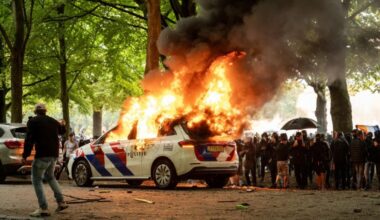 Dutch police use water cannon to disperse anti-immigration protestors | News