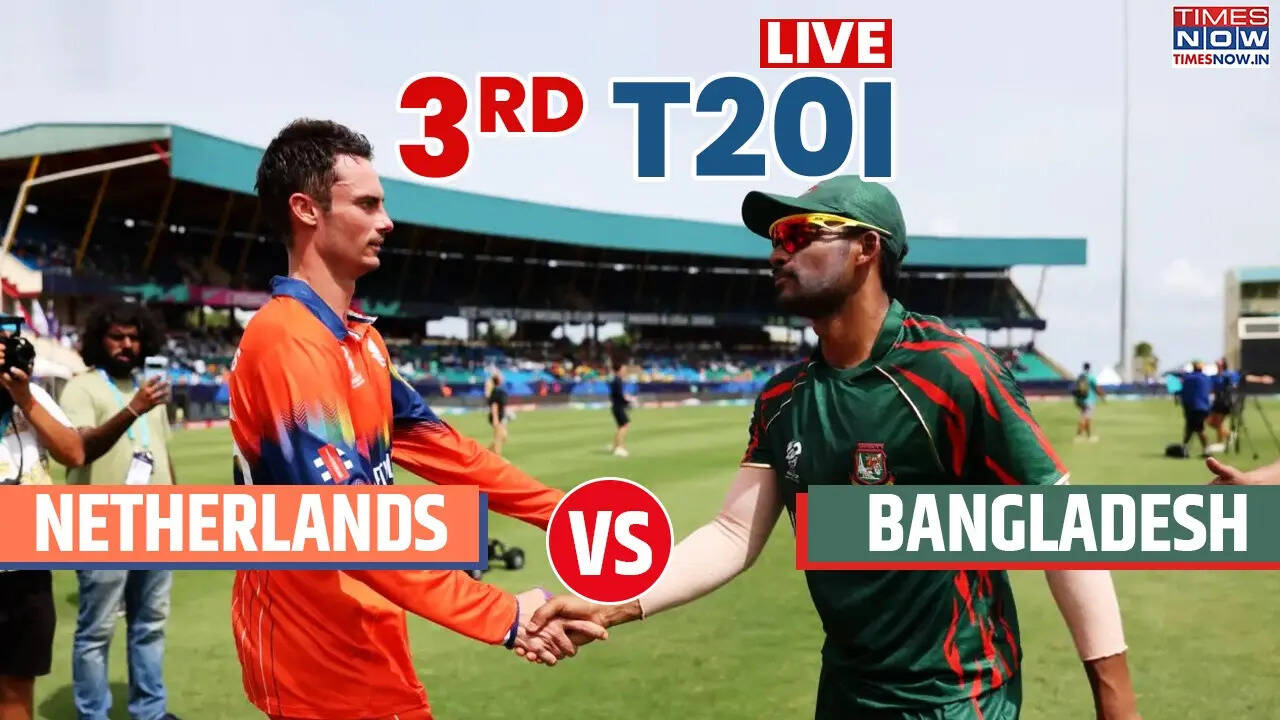 BAN 77/2 (8.2) vs NED | BAN VS NED Live Score 3rd T20I 2025 Scoreboard Streaming Online Watch Bangladesh Banam Netherlands Aaj Ke Match Ka Score TV Channel Telecast On Star Sports, Sports 18, JioHotstar, Youtube,Times Now