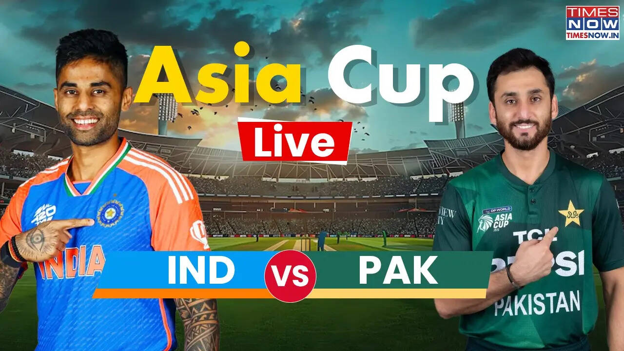 India vs Pakistan Live Score Asia Cup 2025 Watch IND vs PAK Live score | IND Banaam PAK ke Aaj ke match ka Live Score Match Scorecard Ball By Ball Commentary Updates