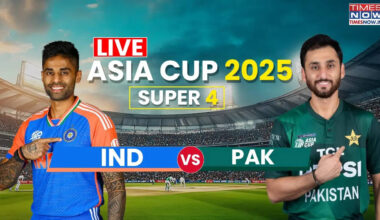 India vs Pakistan Live Score Asia Cup 2025 Watch IND vs PAK Super 4 Live score | IND Banaam PAK ke Aaj ke match ka Live Score Match Scorecard Ball By Ball Commentary Updates