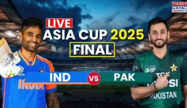 India vs Pakistan Live Score Asia Cup 2025 Final Watch IND vs PAK Live score | IND Banaam PAK ke Aaj ke match ka Live Score Match Scorecard Ball By Ball Commentary Updates