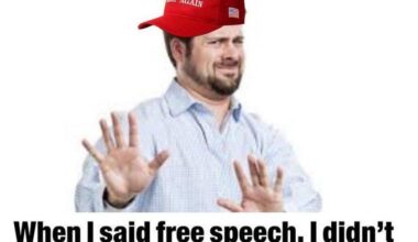 Free speech isn't really free.