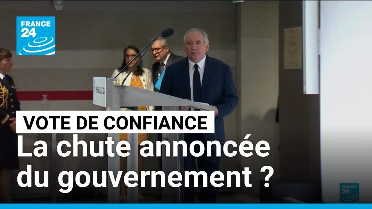 Vote de confiance : la chute annoncée du gouvernement ? • FRANCE 24