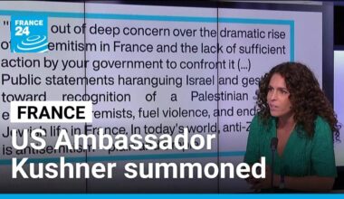 France furious after US ambassador writes to Macron alleging antisemitism, summons envoy