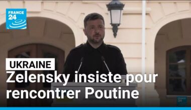 Ukraine : Zelensky réclame à nouveau une rencontre avec Poutine • FRANCE 24