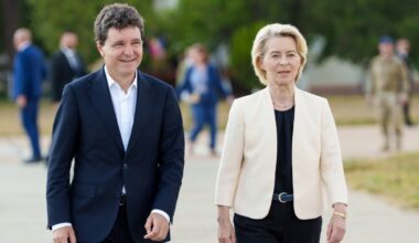 Nicușor Dan și Ursula von der Leyen. FOTO Administratia Prezidențială