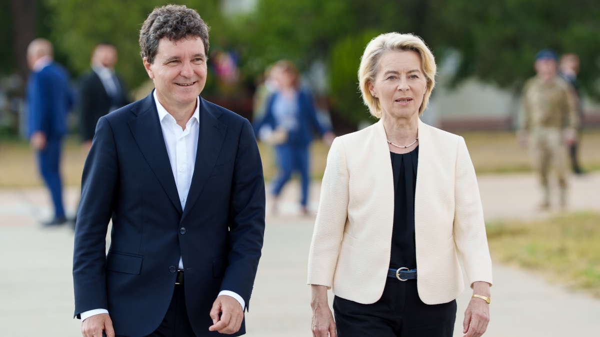 Nicușor Dan și Ursula von der Leyen. FOTO Administratia Prezidențială