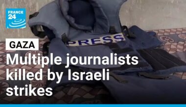 Multiple journalists killed by Israeli strikes on Gaza hospital • FRANCE 24 English