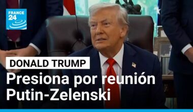 Trump advierte “consecuencias” si Putin y Zelenski no se reúnen