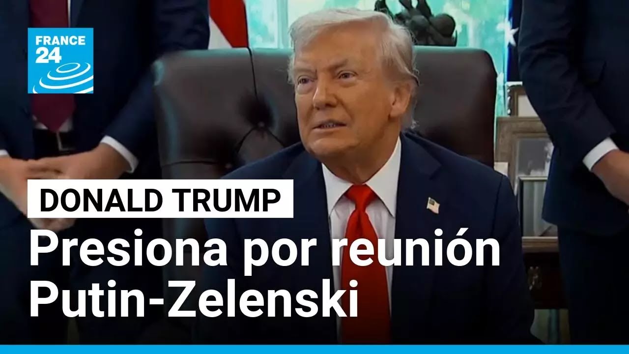 Trump advierte “consecuencias” si Putin y Zelenski no se reúnen
