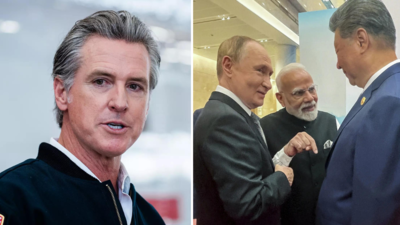 'Have no fear ...': California governor Gavin Newsom mocks Donald Trump; shares video of PM Modi, Putin, Xi Jinping at SCO