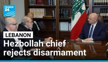 Hezbollah chief rejects disarmament, Lebanon to submit new plan by the end of the week • FRANCE 24