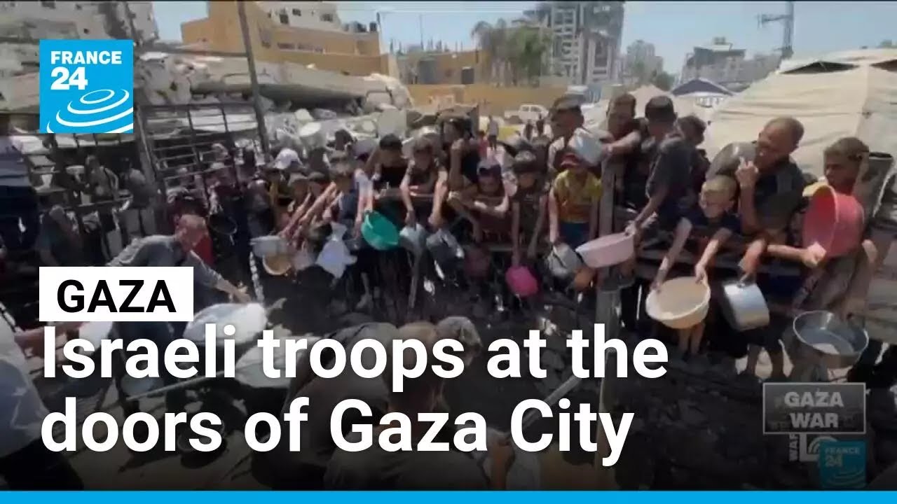 Israeli troops have described the evacuation as inevitable as they advance towards Gaza City