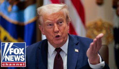 Trump makes an announcement from Oval Office