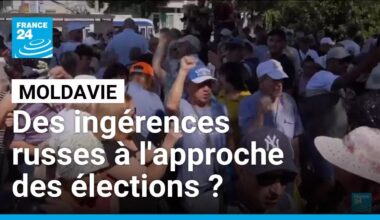 Moldavie : le gouvernement dénonce une propagande russe à l'approche des élections • FRANCE 24