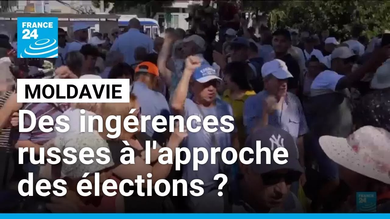 Moldavie : le gouvernement dénonce une propagande russe à l'approche des élections • FRANCE 24