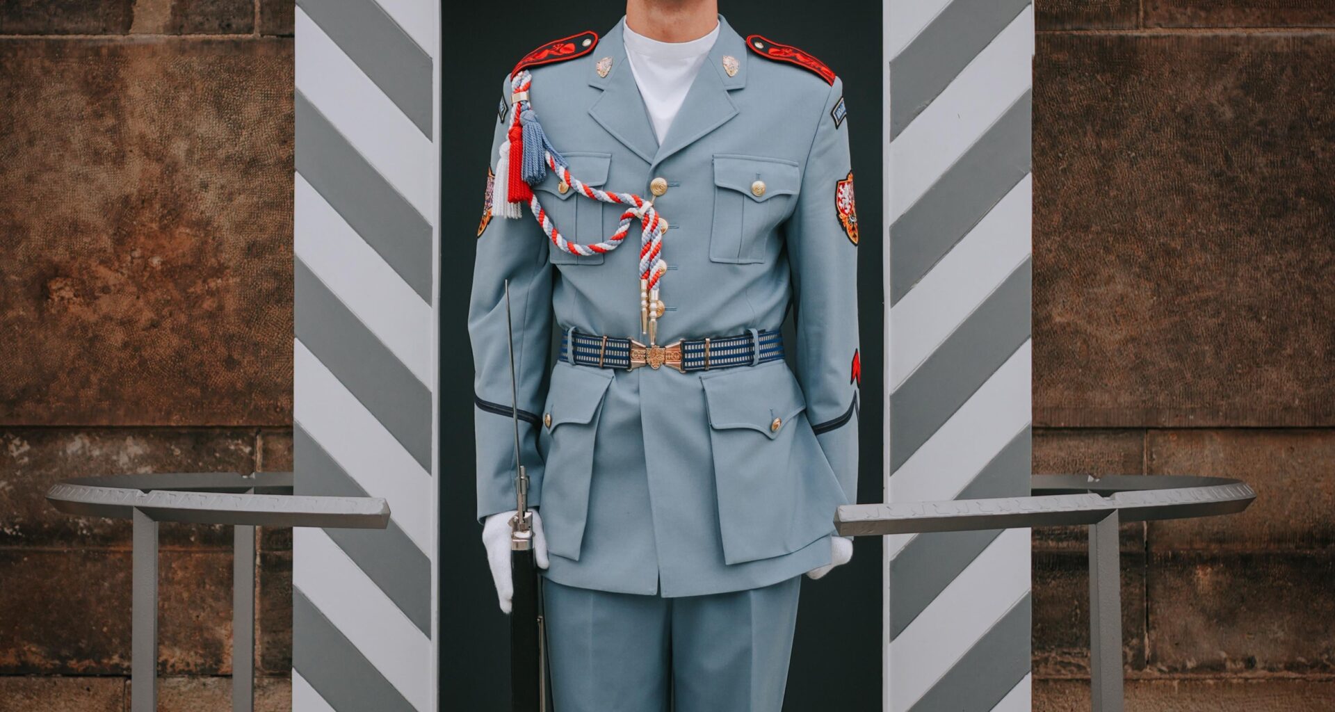 Czech Guard at Prague Castle During My Visit