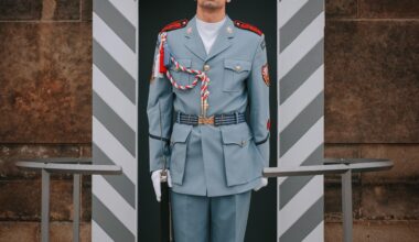Czech Guard at Prague Castle During My Visit
