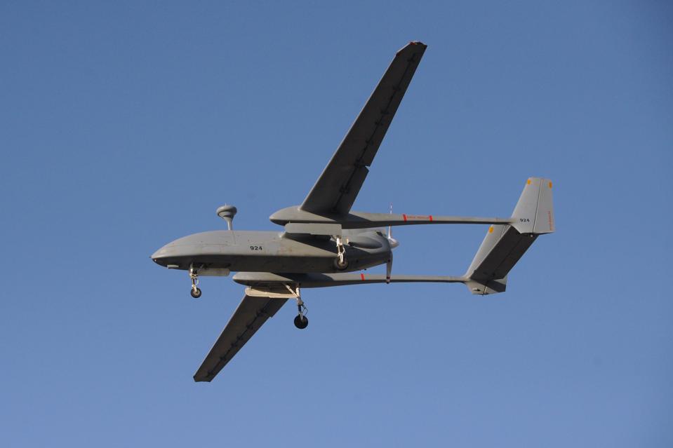 An Indian Navy "Heron", an Israeli-made