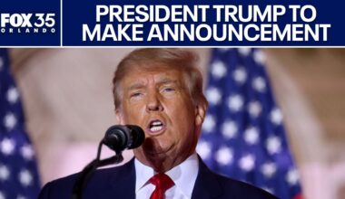 LIVE: President Donald Trump Oval Office announcement