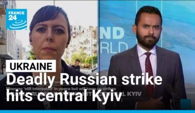 Deadly Russian strike hits central Kyiv • FRANCE 24 English