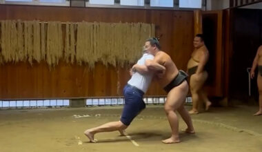 Watch Eric Trump, sumo wrestler go toe-to-toe in Japan: 'Almost had him!'