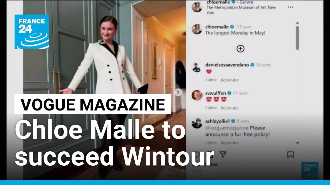 Vogue appoints Chloe Malle to succeed Anna Wintour as US editorial head • FRANCE 24 English