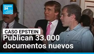 Caso Jeffrey Epstein: salen a la luz 33.000 documentos nuevos