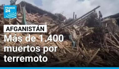 Afganistán: cifra de muertos por terremoto supera los 1.400