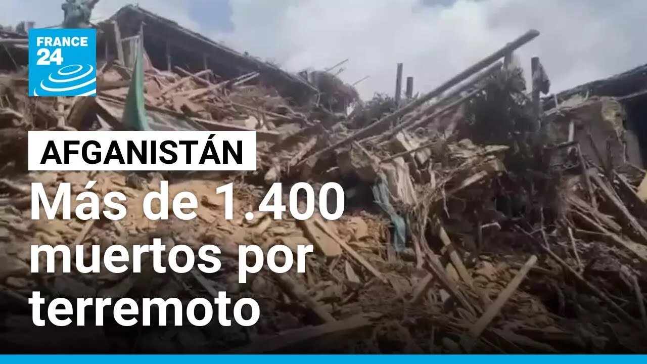 Afganistán: cifra de muertos por terremoto supera los 1.400