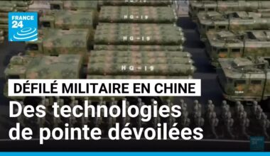 La Chine dévoile des technologies de pointe lors d'un défilé militaire géant • FRANCE 24