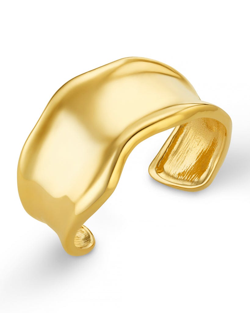 Statement Organic Molten Metal Cuff, £30