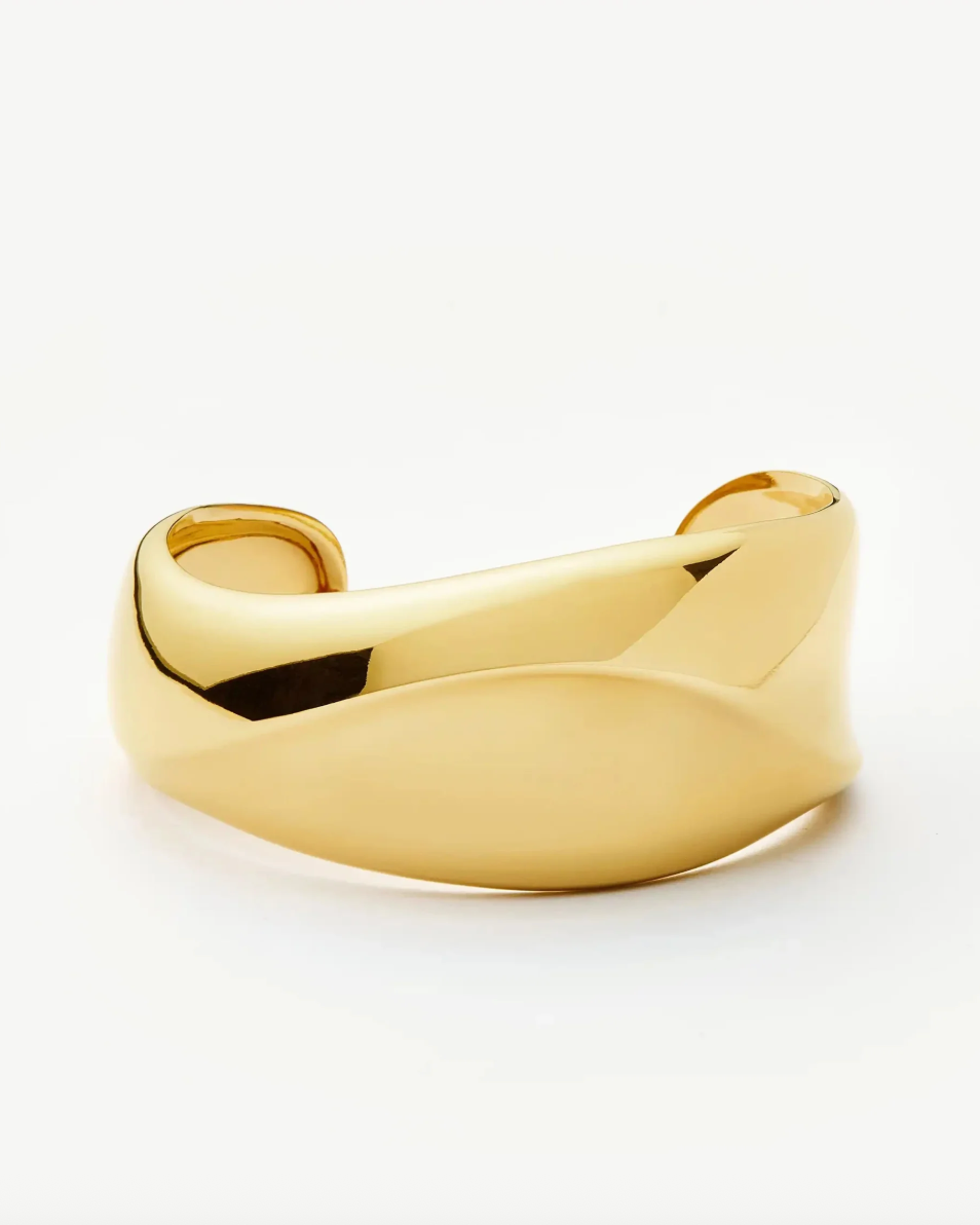 Sculptural Molten Cuff Bracelet