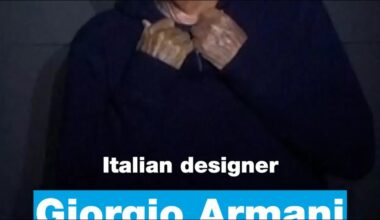 Italian designer Giorgio Armani dies at 91 • FRANCE 24 English