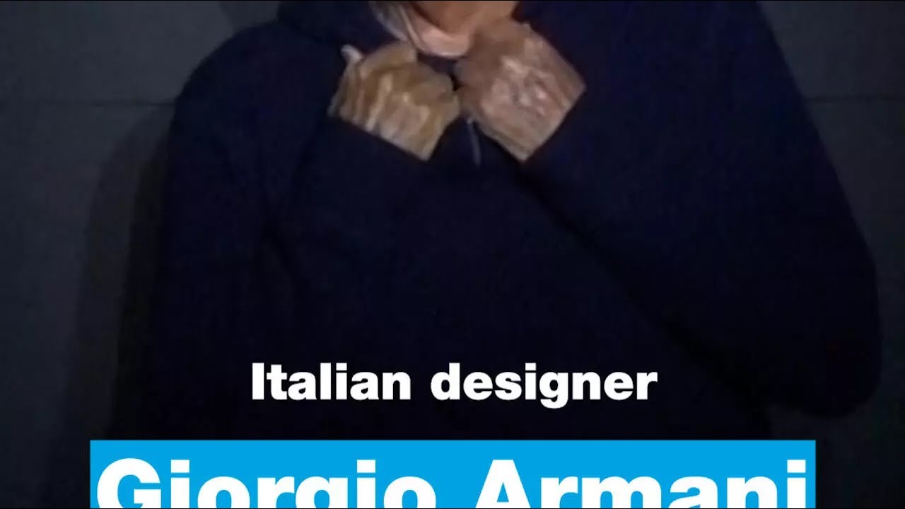 Italian designer Giorgio Armani dies at 91 • FRANCE 24 English