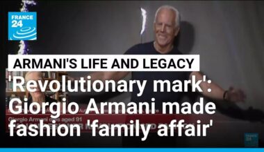 'Grand monsieur': Legendary fashion designer Giorgio Armani stayed true to his vision, never wavered