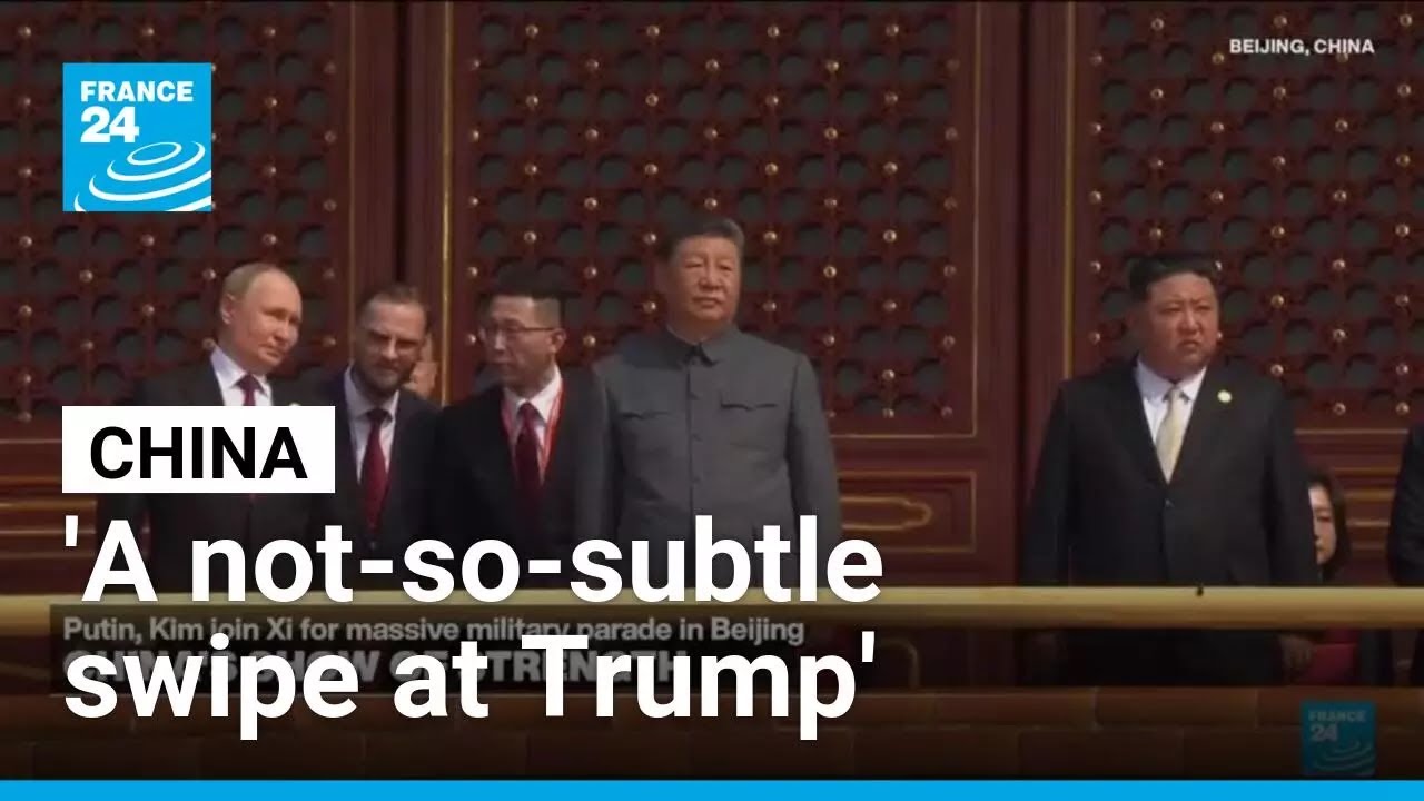 'A not-so-subtle swipe at Trump' as Xi warns of war or peace • FRANCE 24 English