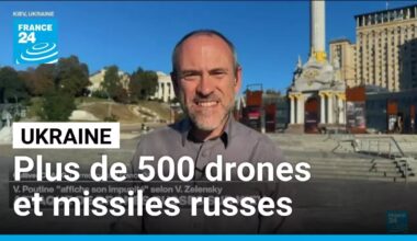Ukraine : plus de 500 drones et missiles russes ont survolé le pays • FRANCE 24
